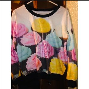 Cupcake “RIP diet” sweater